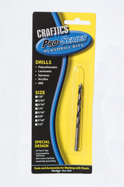 Craftics Acrylic Sheet Drill Bits | Plexiglass Drill Bits – T&T PLASTIC ...